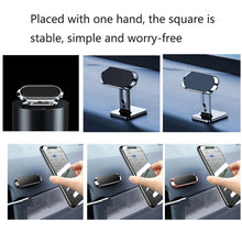 Load image into Gallery viewer, 2 PCS Multifunctional Car Phone Holder Magnetic Suction Instrument Panel Navigation Suction Cup Holder, S17 Black, S17 Silver, F6 Black, F6 Silver, F6 Rose Gold, F16 Silver
