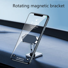 Load image into Gallery viewer, 2 PCS Multifunctional Car Phone Holder Magnetic Suction Instrument Panel Navigation Suction Cup Holder, S17 Black, S17 Silver, F6 Black, F6 Silver, F6 Rose Gold, F16 Silver