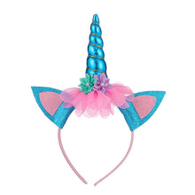 Load image into Gallery viewer, Cartoon Headband Children Birthday Festival Party Hair Accessories, White 1, Silver 1, Colorful 1, Rose Red 1, Blue 1