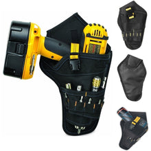 Load image into Gallery viewer, 900D Oxford Cloth Kit Waist Bag Electrician Storage Bag, Black Yellow Line + Belt, Black Red Line + Belt, Black Yellow Line, Black Red Line