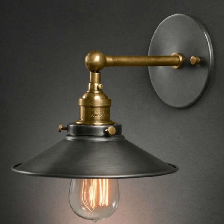 Antique Pure Copper Single-head Wall lamp Living Room Vintage Fashion Bar Lamp without Bulbs, 22cm, 24cm, 26cm, 30cm