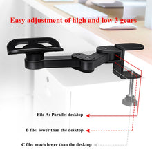 Load image into Gallery viewer, Vaydeer TJ2011 Computer Hand Bracket Mouse Pad Metal Lazy Arm Support Cantilever Wrist Pad