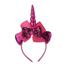 Load image into Gallery viewer, 2 PCS F036 Cartoon Headband Children Birthday Festival Party Hair Accessories, Golden, Rose Red, White 1, Colorful, Blue, Pink