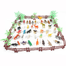 Load image into Gallery viewer, 68 in 1 Simulation Mini Zoo Toy Set Solid Dinosaur Models Toy