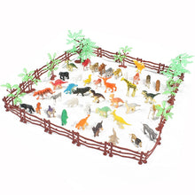 Load image into Gallery viewer, 68 in 1 Simulation Mini Zoo Toy Set Solid Dinosaur Models Toy