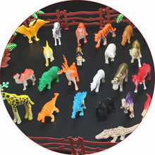 Load image into Gallery viewer, 68 in 1 Simulation Mini Zoo Toy Set Solid Dinosaur Models Toy