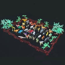 Load image into Gallery viewer, 68 in 1 Simulation Mini Zoo Toy Set Solid Dinosaur Models Toy