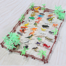 Load image into Gallery viewer, 68 in 1 Simulation Mini Zoo Toy Set Solid Dinosaur Models Toy