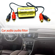Load image into Gallery viewer, RCA Audio Filter Eliminates Audio-Sounding Noise Lifting Sound Car Audio Filters, RCA Audio Filter