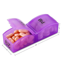 Load image into Gallery viewer, One Month Use 31-Compartment Plastic Colorful Pill Box Family Independent Pill Storage Box