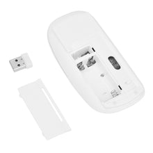 Load image into Gallery viewer, MF-822 2.4G Wireless Mouse 4 Keys Mute Office Ultra-Thin Mouse, White, Black