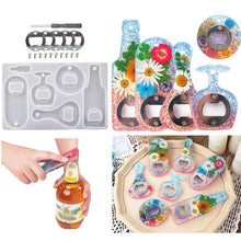 Load image into Gallery viewer, DIY Crystal Resin Drip Beer Wrench Mold Opener Silicone Mold, Set, Mold