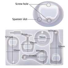 Load image into Gallery viewer, DIY Crystal Resin Drip Beer Wrench Mold Opener Silicone Mold, Set, Mold