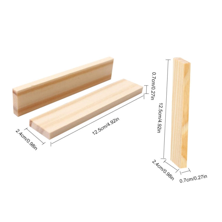 100 PCS / Set Wooden Architectural Model Building Blocks Puzzle Children Early Education Toys