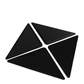 4 PCS/Set Recyclable Anti-Slip Washable Rug Carpet Mat for Home Bath Living Room, Washable Rug