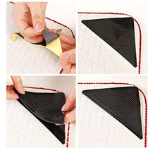 Load image into Gallery viewer, 4 PCS/Set Recyclable Anti-Slip Washable Rug Carpet Mat for Home Bath Living Room, Washable Rug