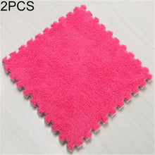 Load image into Gallery viewer, 2 PCS Living Room Bedroom Children Kids Soft Carpet Magic Patchwork Jigsaw Splice Heads Climbing Baby Mat 30x30cm, Rose Red, Camel, Purple, Coffee, Blue, Pink, Green, White, Grey
