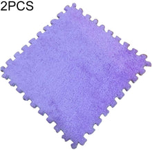 Load image into Gallery viewer, 2 PCS Living Room Bedroom Children Kids Soft Carpet Magic Patchwork Jigsaw Splice Heads Climbing Baby Mat 30x30cm, Rose Red, Camel, Purple, Coffee, Blue, Pink, Green, White, Grey