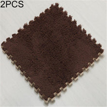 Load image into Gallery viewer, 2 PCS Living Room Bedroom Children Kids Soft Carpet Magic Patchwork Jigsaw Splice Heads Climbing Baby Mat 30x30cm, Rose Red, Camel, Purple, Coffee, Blue, Pink, Green, White, Grey