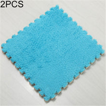 Load image into Gallery viewer, 2 PCS Living Room Bedroom Children Kids Soft Carpet Magic Patchwork Jigsaw Splice Heads Climbing Baby Mat 30x30cm, Rose Red, Camel, Purple, Coffee, Blue, Pink, Green, White, Grey