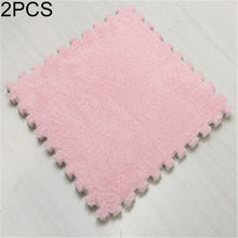 Load image into Gallery viewer, 2 PCS Living Room Bedroom Children Kids Soft Carpet Magic Patchwork Jigsaw Splice Heads Climbing Baby Mat 30x30cm, Rose Red, Camel, Purple, Coffee, Blue, Pink, Green, White, Grey