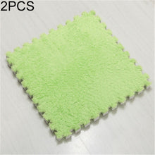 Load image into Gallery viewer, 2 PCS Living Room Bedroom Children Kids Soft Carpet Magic Patchwork Jigsaw Splice Heads Climbing Baby Mat 30x30cm, Rose Red, Camel, Purple, Coffee, Blue, Pink, Green, White, Grey