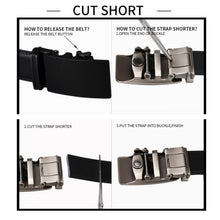 Load image into Gallery viewer, COWATHER CZ032 Men Two-Layer Leather Casual Business All-Match Automatic Buckle Belt, Length: