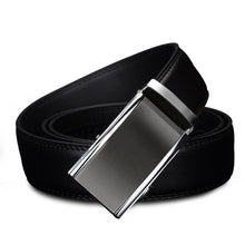 Load image into Gallery viewer, COWATHER CZ022 Men Two-Layer Leather Casual Business Automatic Buckle Belt, Length: