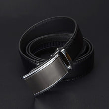 Load image into Gallery viewer, COWATHER CZ022 Men Two-Layer Leather Casual Business Automatic Buckle Belt, Length: