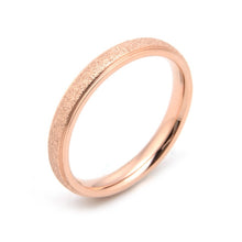 Load image into Gallery viewer, Three Lifetimes Titanium Steel Couple Rings Very Fine Frosted Ring, US Size 3, US Size 4, US Size 5, US Size 6, US Size 7, US Size 8, US Size 9, US Size 10