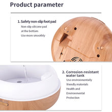 Load image into Gallery viewer, Bird Cage Wood Graphic Aromatherapy Machine Ultrasonic Smart Home Colorful Night Light Hollow Humidifier, US Plug, EU Plug, AU Plug, UK Plug