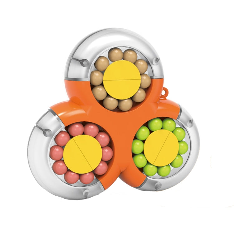 4 PCS  Rotating Magic Beans Decompression Educational Toys Children Fingertip Rubik Cube Toys