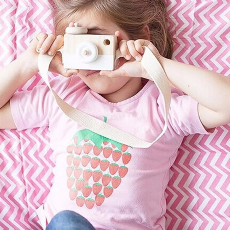 Cute Nordic Hanging Wooden Camera Toys for Kids