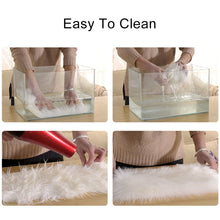 Load image into Gallery viewer, Love Heart Rugs Artificial Wool Sheepskin Hairy Carpet Faux Floor Mat Fur Plain Fluffy Soft Area Rug Tapetes, 30*40cm, 40*50cm, 50*60cm, 70*90cm, 80*90cm