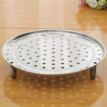 Load image into Gallery viewer, 2 PCS Multifunctional Stainless Steel Three-leg Steamed Bun Steamed Rack, 20cm, 22cm, 24cm