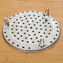 Load image into Gallery viewer, 2 PCS Multifunctional Stainless Steel Three-leg Steamed Bun Steamed Rack, 20cm, 22cm, 24cm