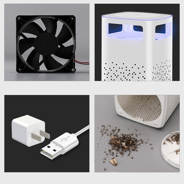 Household Mute Inhalation Photocatalyst USB Physical Mosquito Killer, Small A-White, Small A- Black, 365-White, 365-Black, Small Q-Black, Small Q-White