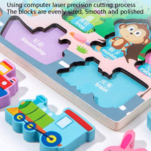 Load image into Gallery viewer, HBE-0729 7 in 1 Numbers Cognition Wooden Building Blocks Magnetic Fishing Educational Toy For Children