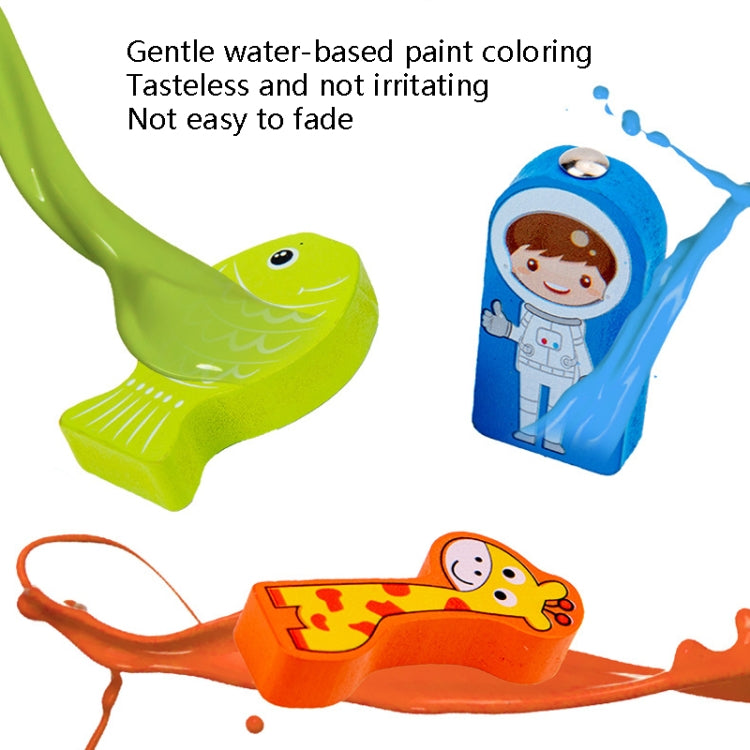 HBE-0729 7 in 1 Numbers Cognition Wooden Building Blocks Magnetic Fishing Educational Toy For Children