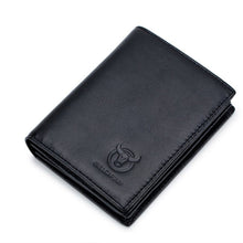 Load image into Gallery viewer, BUFF CAPTAIN 027 Men Short Anti-Theft Wallet Leather Multi-Card Thicken Wallet, Black, Brown, Luxurious Ash, Blue