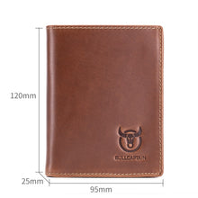 Load image into Gallery viewer, BUFF CAPTAIN 027 Men Short Anti-Theft Wallet Leather Multi-Card Thicken Wallet, Black, Brown, Luxurious Ash, Blue