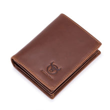 Load image into Gallery viewer, BUFF CAPTAIN 027 Men Short Anti-Theft Wallet Leather Multi-Card Thicken Wallet, Black, Brown, Luxurious Ash, Blue