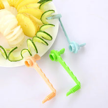 Load image into Gallery viewer, Carrot Spiral Slicer Vegetable Potato Cutter, Carrot Spiral Slicer (Green), Carrot Spiral Slicer (Blue)