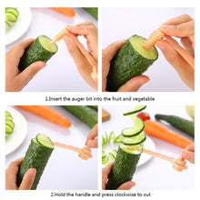 Load image into Gallery viewer, Carrot Spiral Slicer Vegetable Potato Cutter, Carrot Spiral Slicer (Green), Carrot Spiral Slicer (Blue)