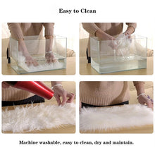 Load image into Gallery viewer, Pure Real Wool Sofa Cushion Fur Full Whole Sheepskin Carpet Window Decoration Mat, 60x90cm, 65x100cm, 65x110cm, 80x120cm