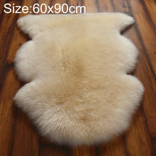 Load image into Gallery viewer, Pure Real Wool Sofa Cushion Fur Full Whole Sheepskin Carpet Window Decoration Mat, 60x90cm, 65x100cm, 65x110cm, 80x120cm