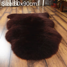 Load image into Gallery viewer, Pure Real Wool Sofa Cushion Fur Full Whole Sheepskin Carpet Window Decoration Mat, 60x90cm, 65x100cm, 65x110cm, 80x120cm
