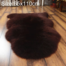 Load image into Gallery viewer, Pure Real Wool Sofa Cushion Fur Full Whole Sheepskin Carpet Window Decoration Mat, 60x90cm, 65x100cm, 65x110cm, 80x120cm
