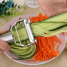 Load image into Gallery viewer, Multifunction Stainless Steel Vegetable Peeler Double Planing Grater, Double Planing Grater