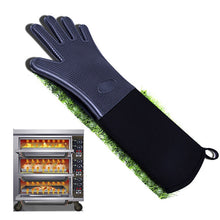 Load image into Gallery viewer, Extended Silicone Non-slip Gloves Resistant To High Temperatures Insulated Microwave Ovens Anti-scalding Gloves, Extended Silicone Gloves